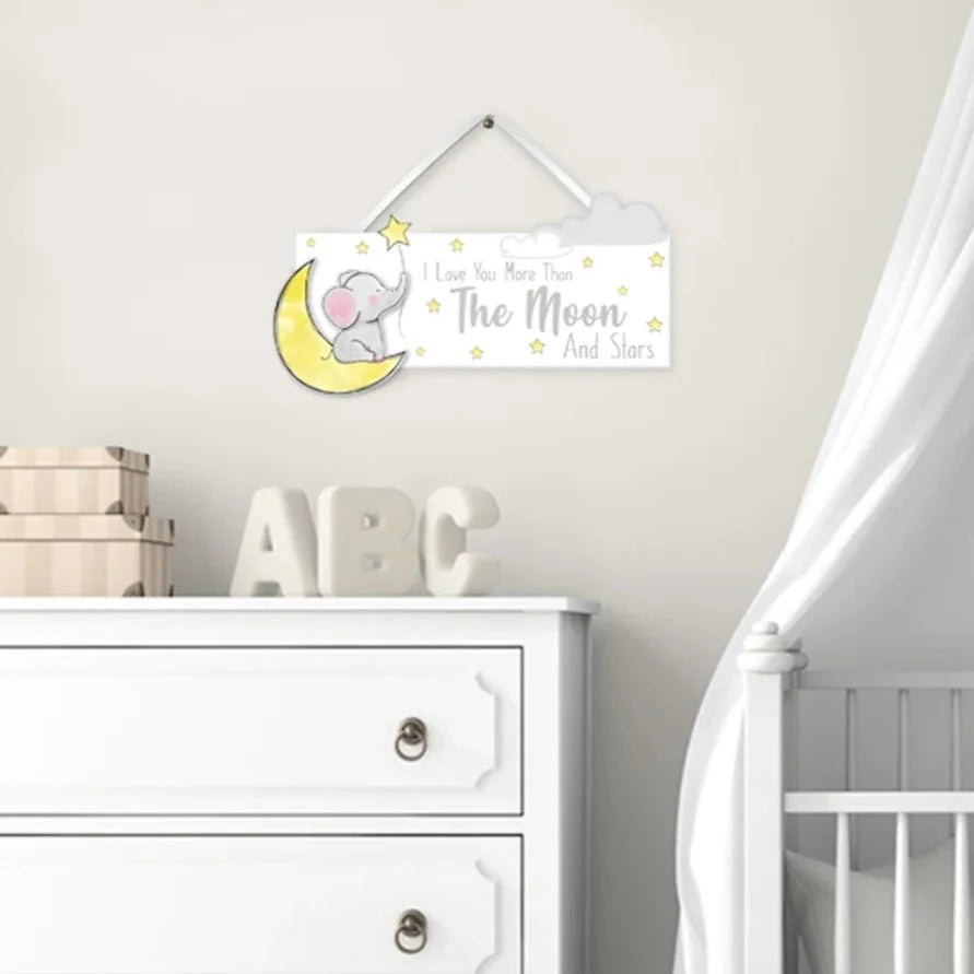 Wooden Baby Sign